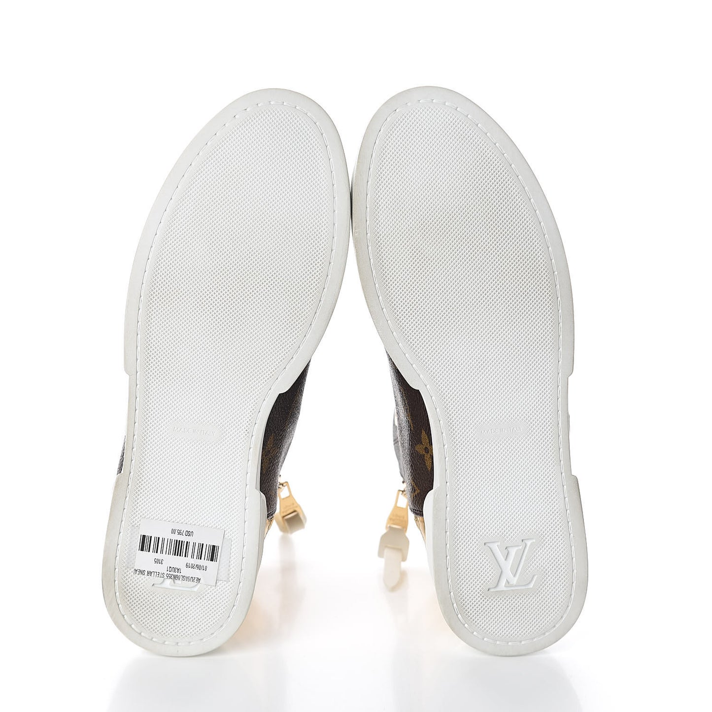 Patent Monogram Stellar Sneaker Boots 35.5 Gold