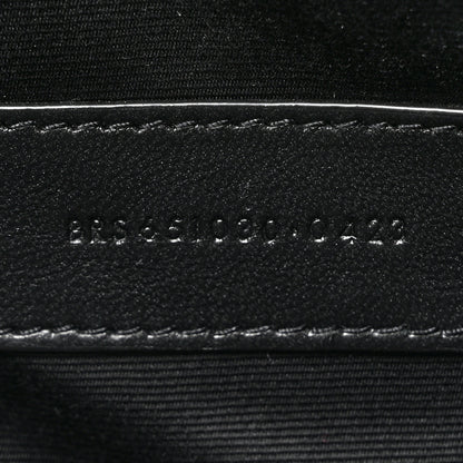 Saint Laurent Grain De Poudre Textured Mixed Matelasse Triquilt Monogram Clutch Black 7 of 10