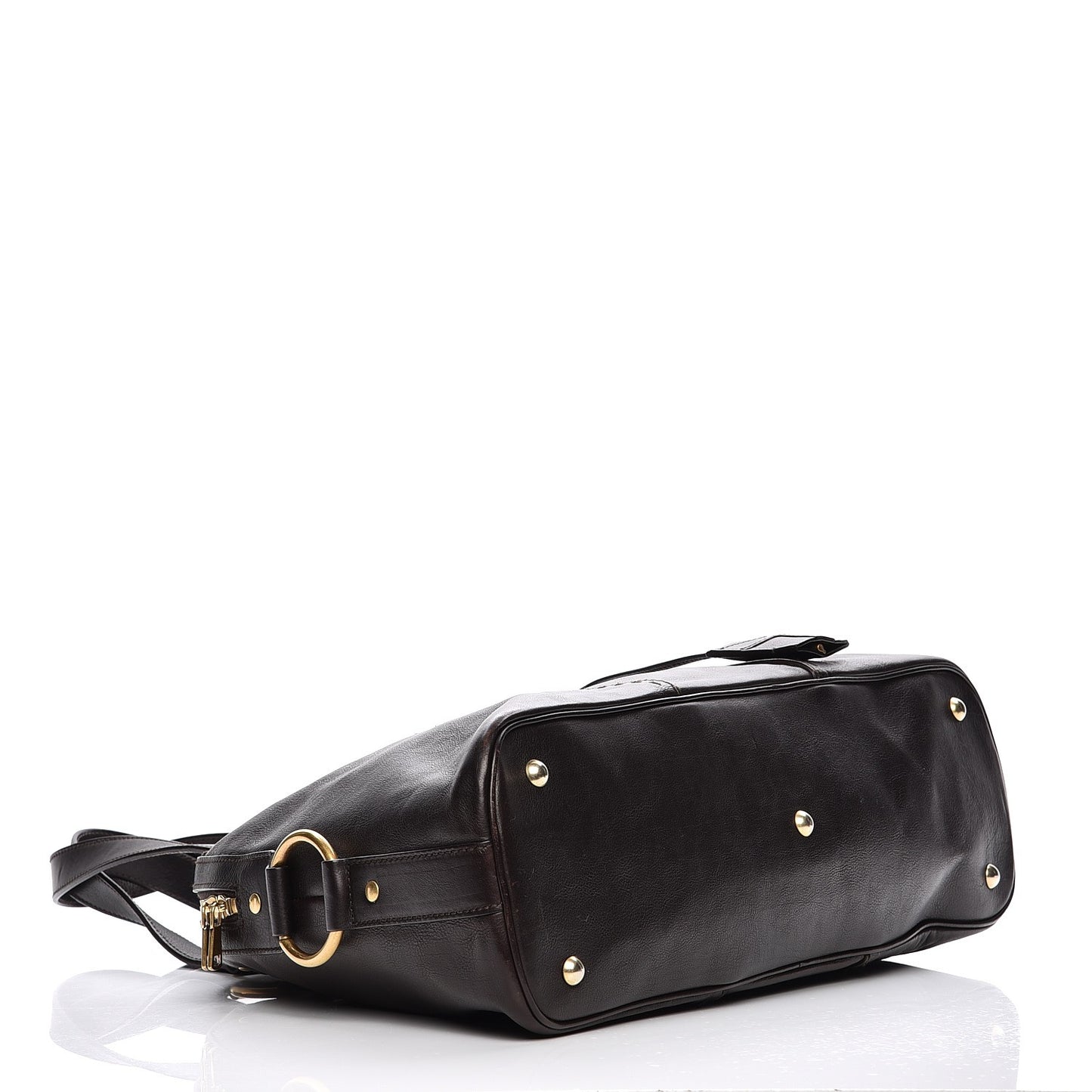 Calfskin Large Muse Dark Brown