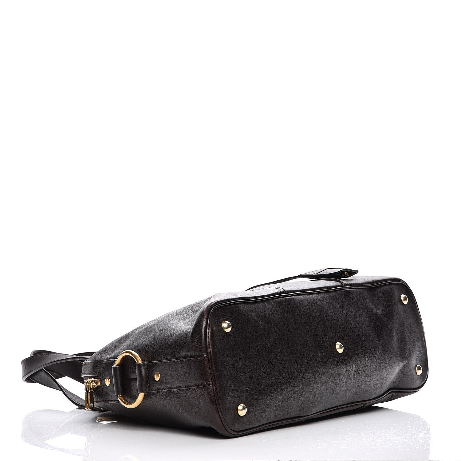 Saint Laurent Calfskin Large Muse Dark Brown 4 of 17