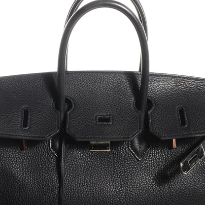 Hermes Taurillon Clemence Birkin 35 Black 21 of 21