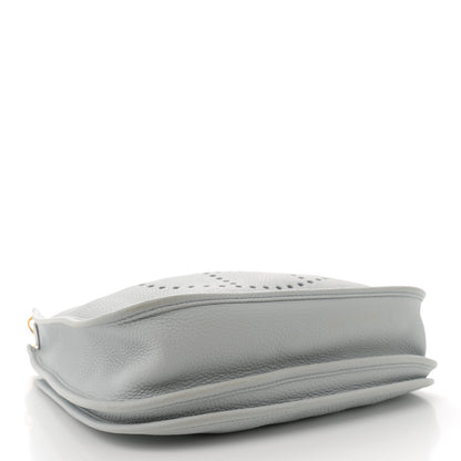 Hermes Taurillon Clemence Evelyne III PM Bleu Pale 4 of 13