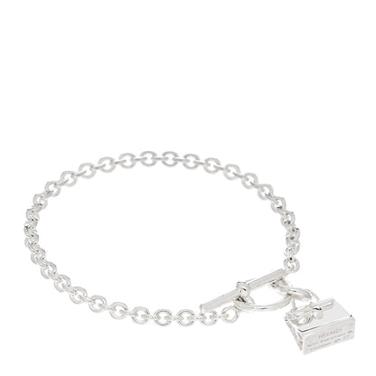 Hermes Sterling Silver Kelly Amulettes Bracelet SH 1 of 4