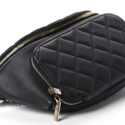 Chanel Caviar Quilted Business Affinity Waist Belt Bag Black 6 of 11