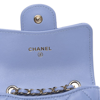 Chanel Lambskin Quilted Belt Bag Light Blue 6 of 8