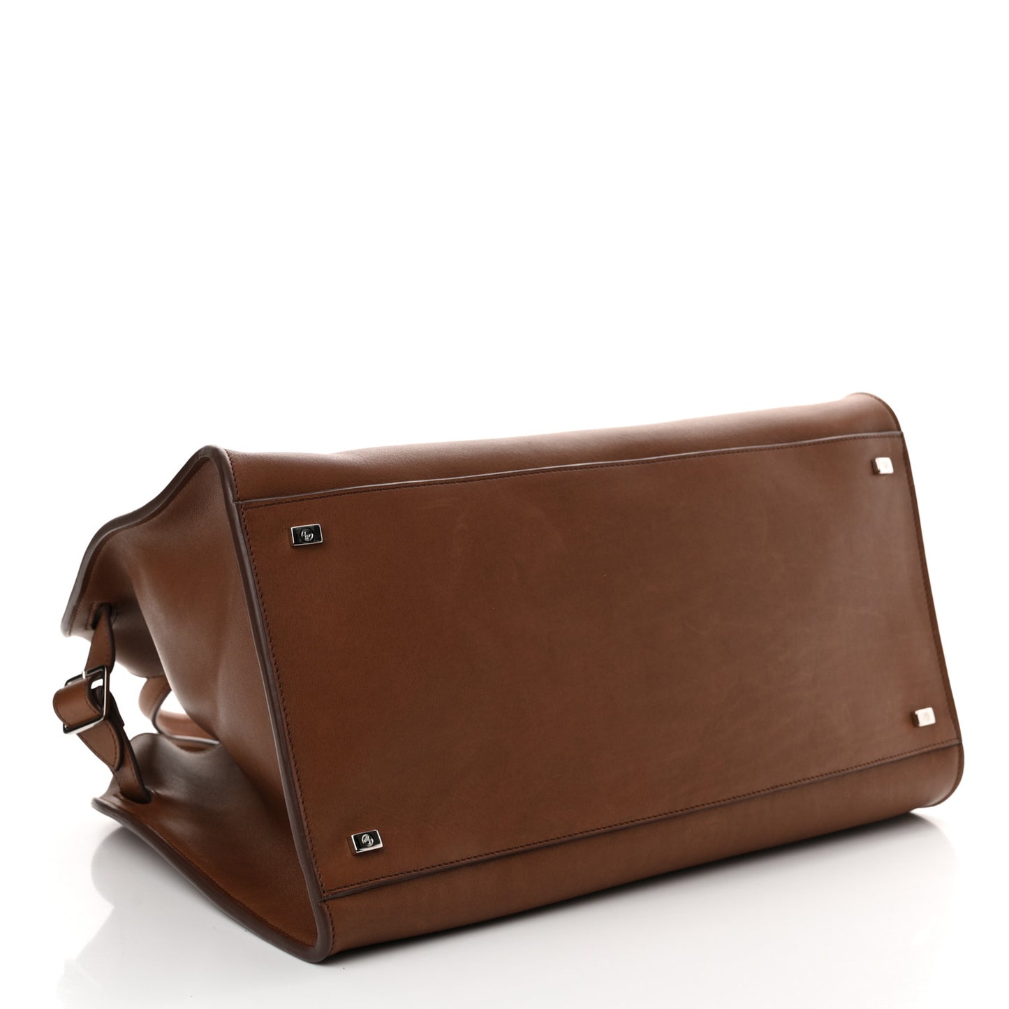 Polished Saddle Calfskin Soft Margaux 15 Cuir