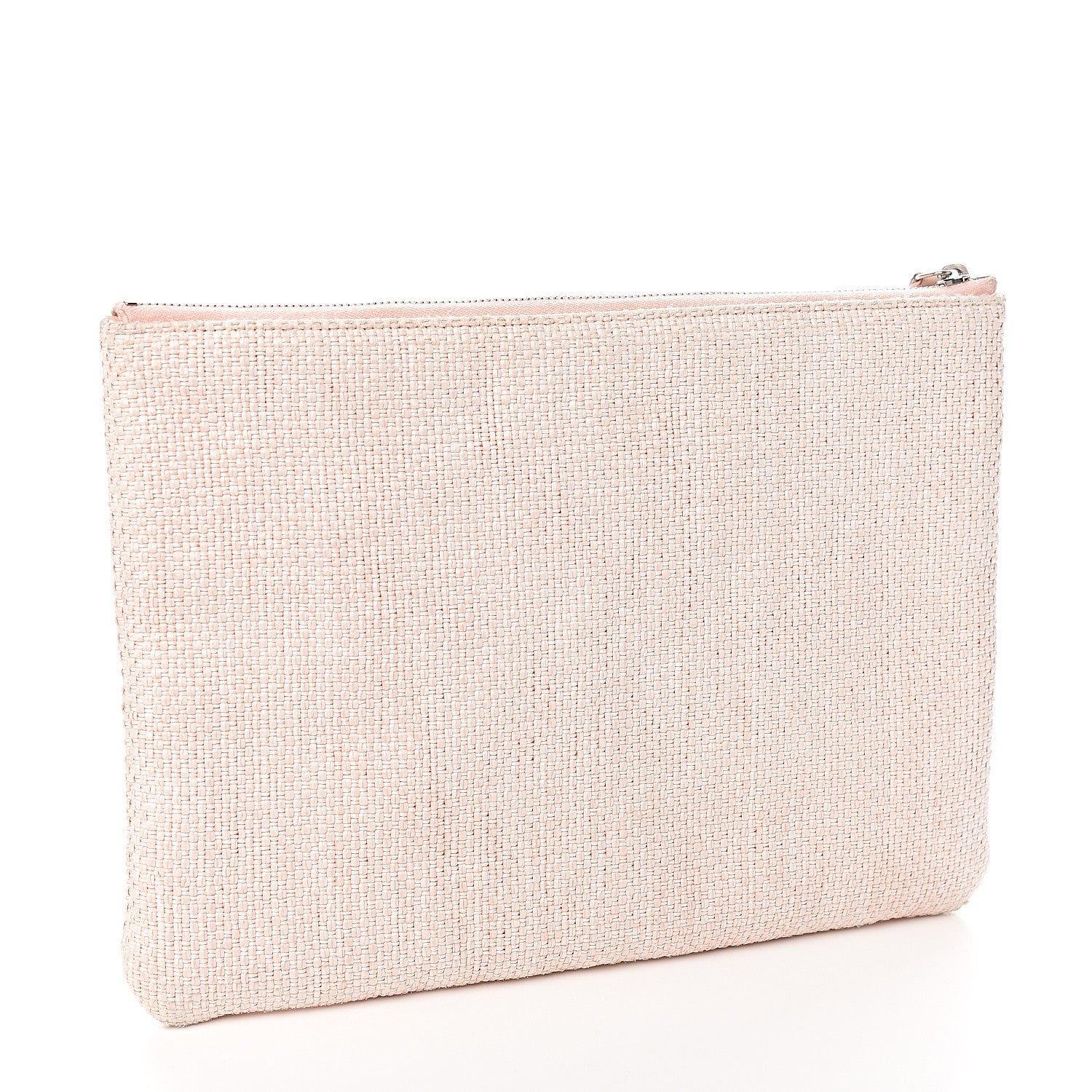 Chanel Canvas Medium Deauville Cosmetic Pouch Pink 2 of 7