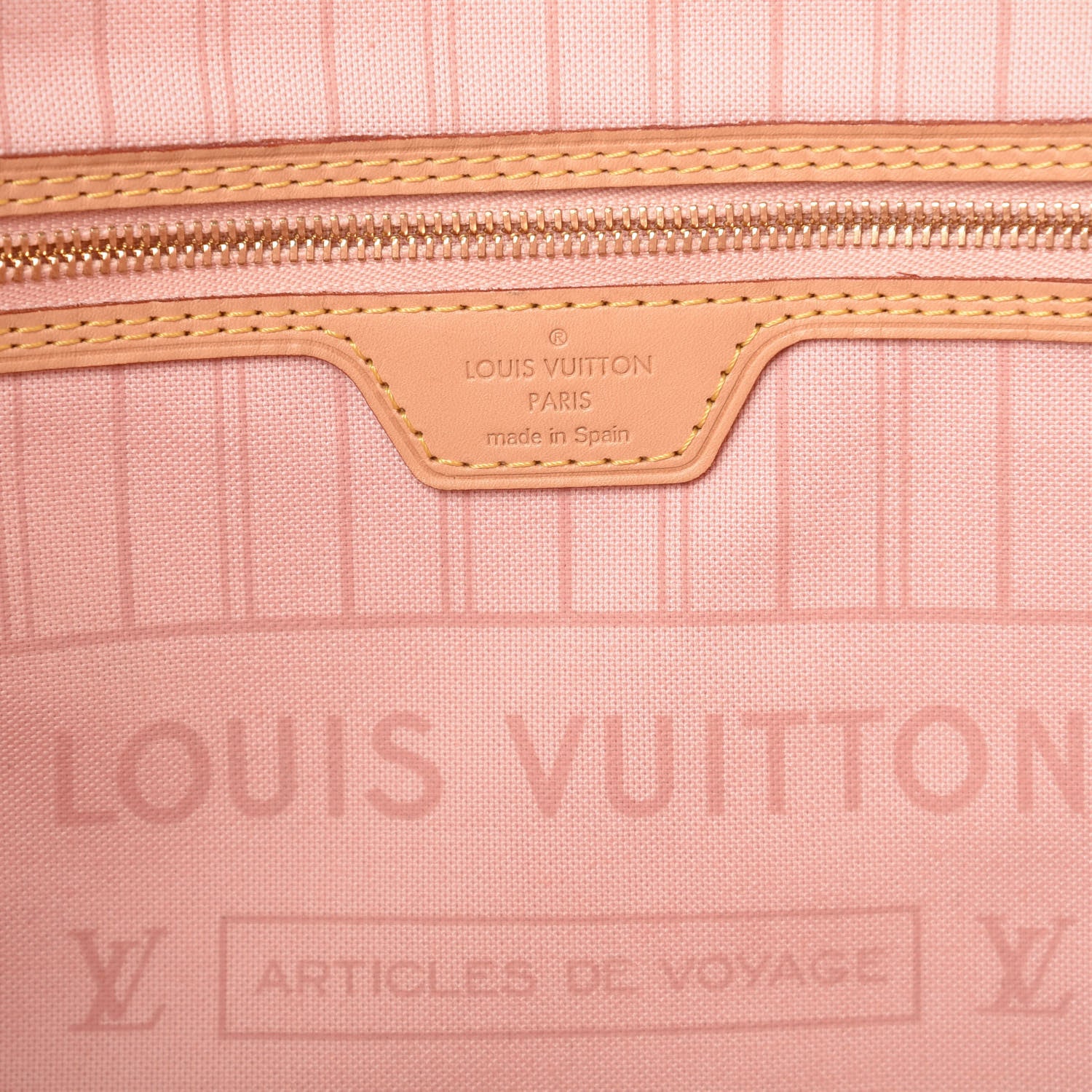 Louis Vuitton Damier Azur Tahitienne Neverfull MM 6 of 11