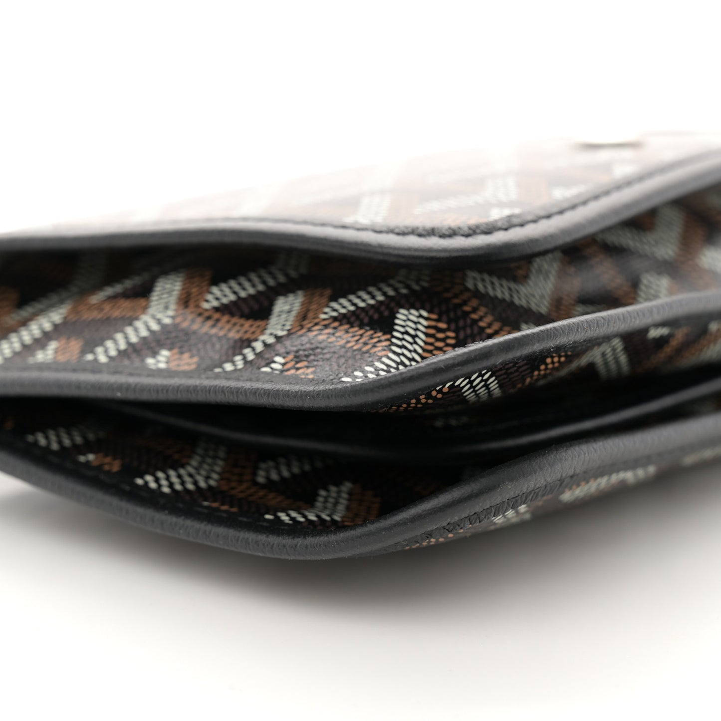 Goyardine Plumet Wallet Clutch Black