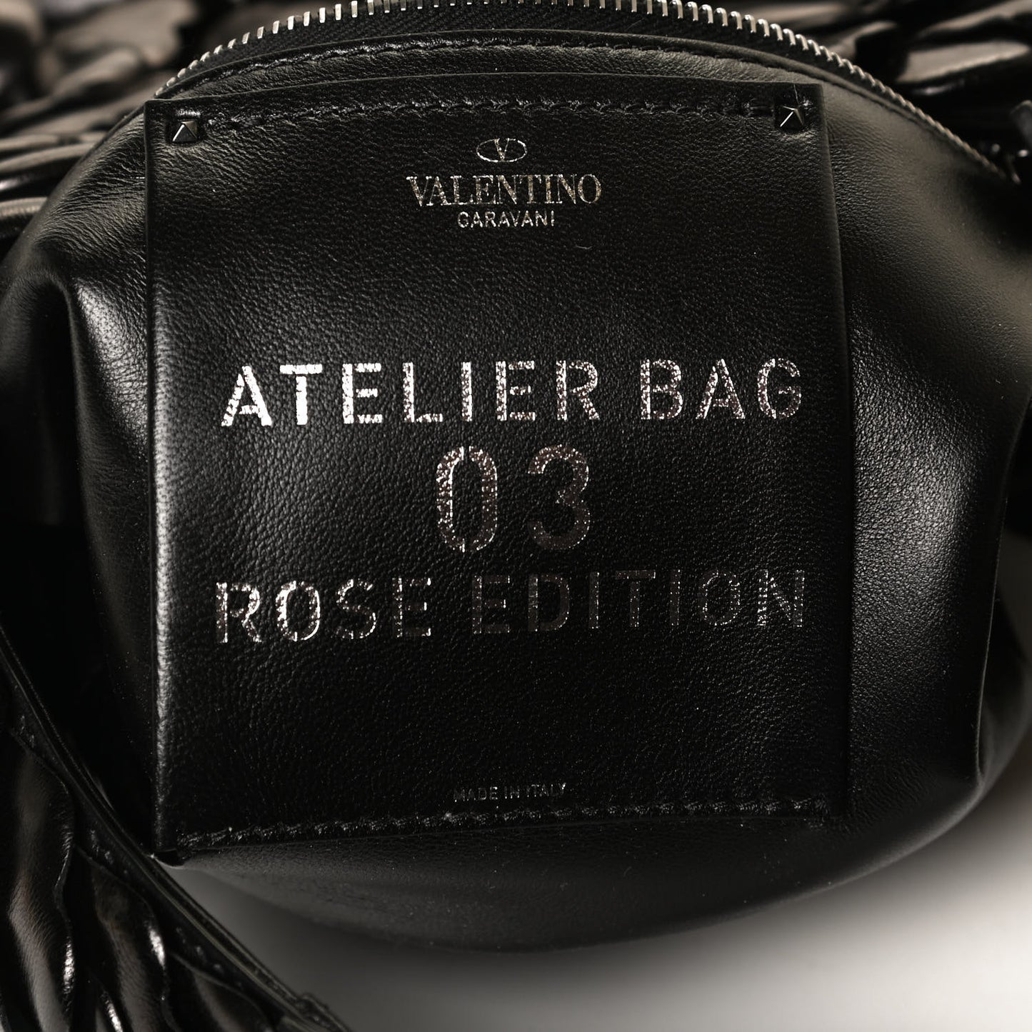 Nappa Atelier 03 Rose Edition Small Hobo Black