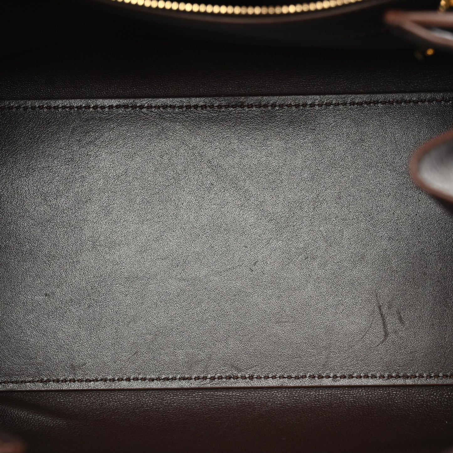 Supple Calfskin Small Madrid Bag Dark Brownie
