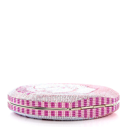Judith Leiber Crystal No Ceilings Dime Disc Bag Pink 4 of 13