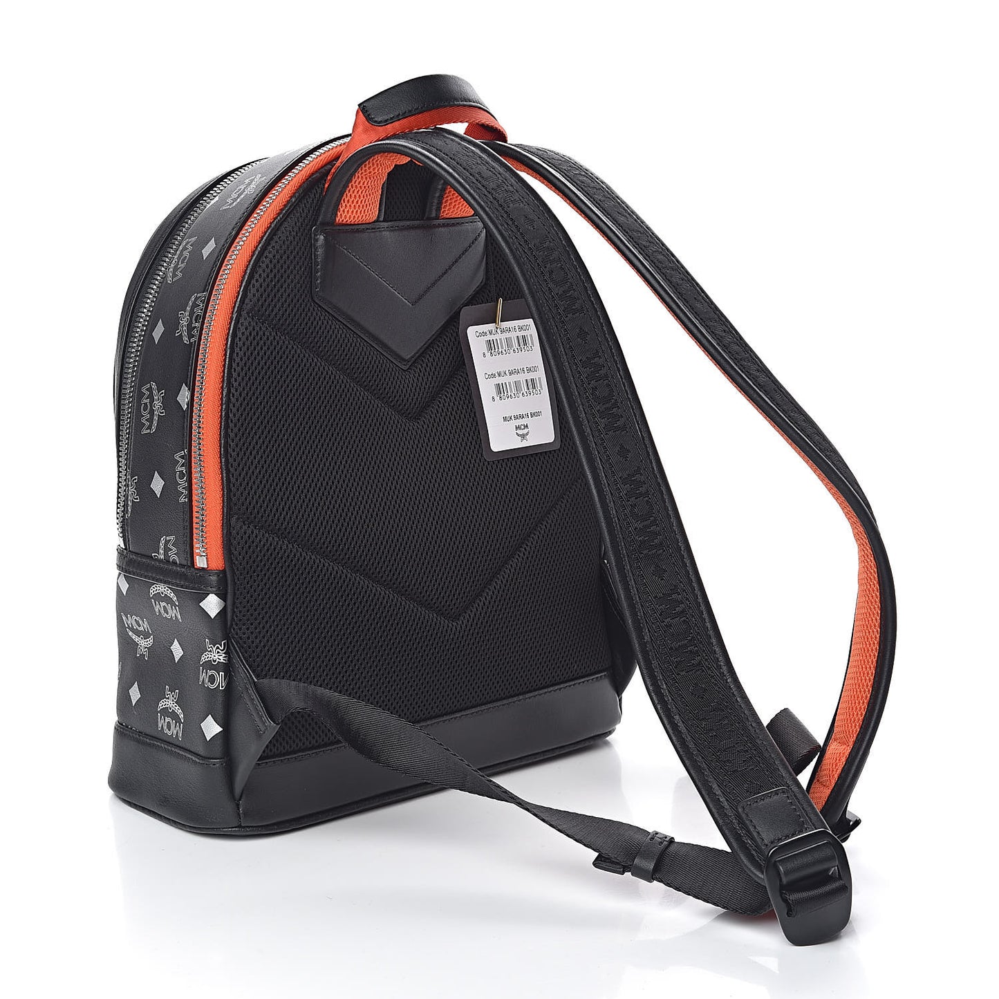 Visetos Reflective Nylon Small Resnick Backpack Black