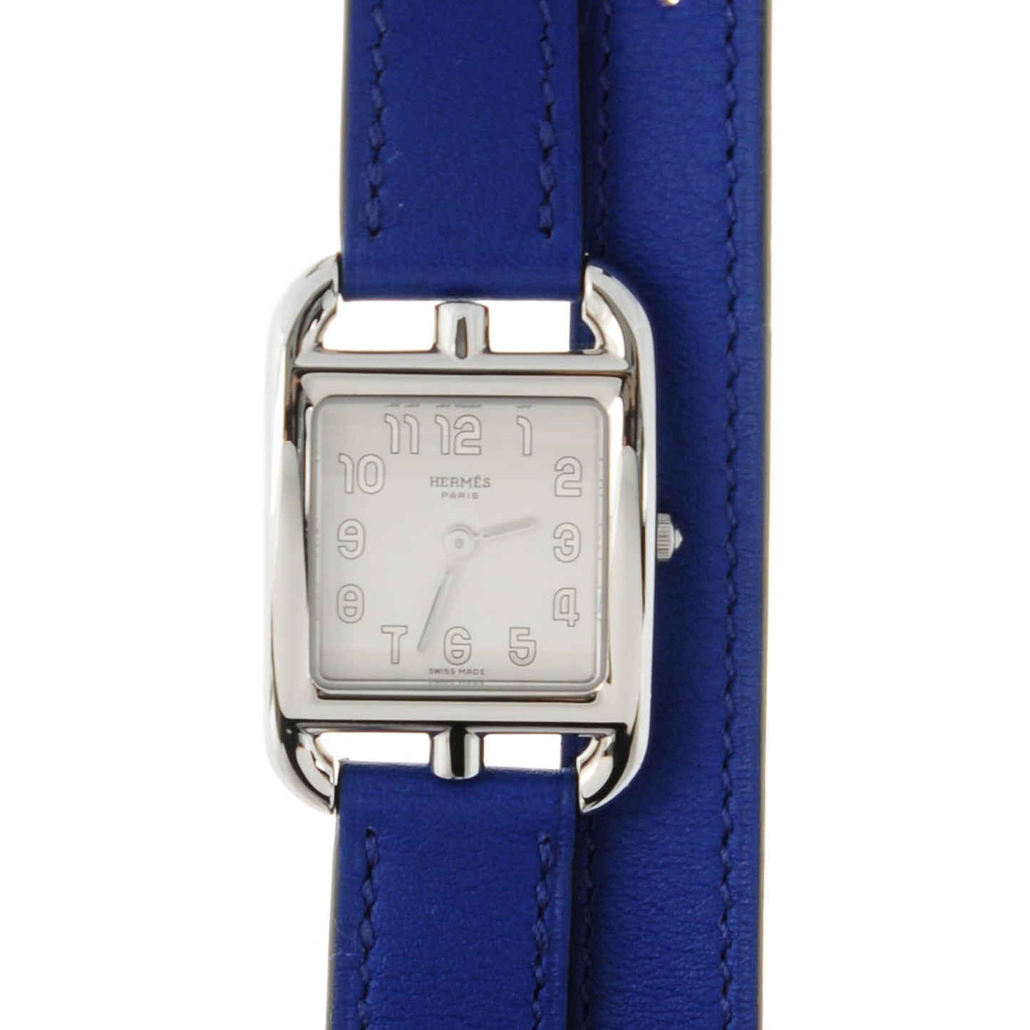 Stainless Steel Swift 23mm Cape Cod Double Tour Quartz Watch Bleu Electrique