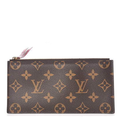 Louis Vuitton Monogram Felicie Chain Wallet Zippered Insert Fuchsia 1 of 10
