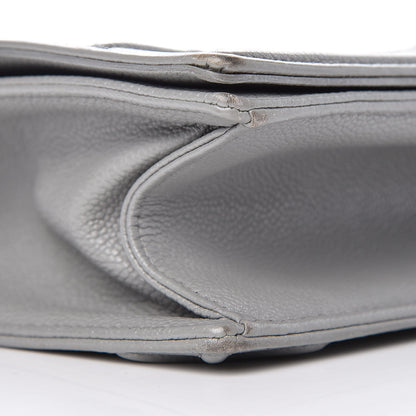 Christian Dior Grained Calfskin Medium Diorama Flap Bag Gris 9 of 10