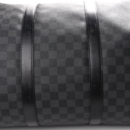 Louis Vuitton Damier Graphite Keepall Bandouliere 55 10 of 14