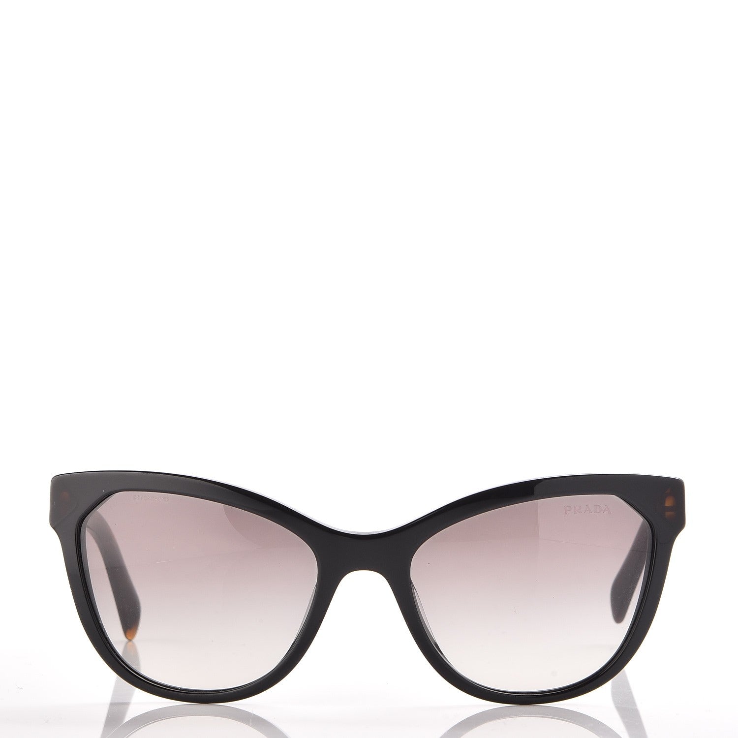 Prada Cat Eye Sunglasses SPR21S-F Black 2 of 7