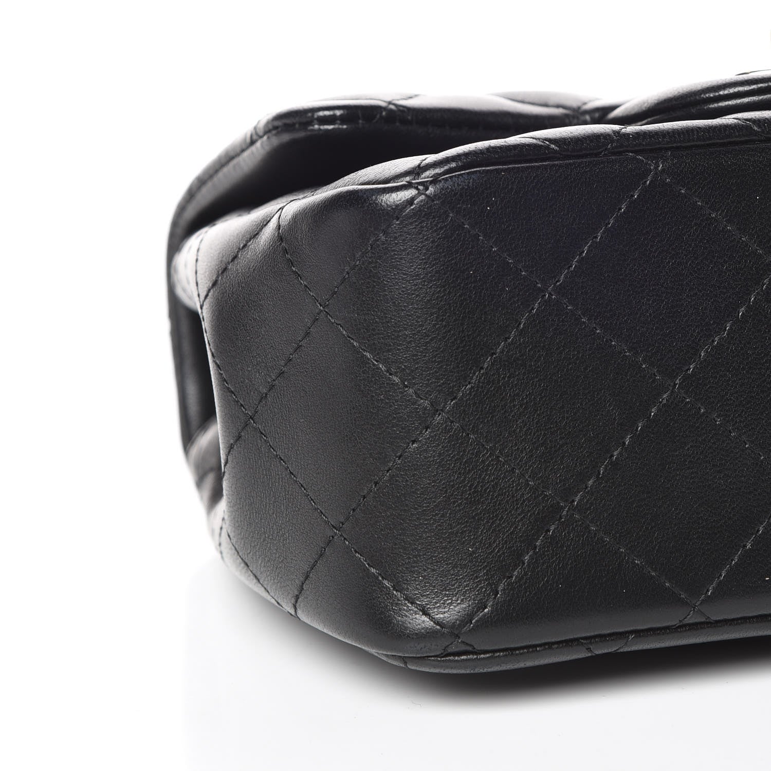 Chanel Lambskin Quilted Mini Square Flap Black 8 of 11