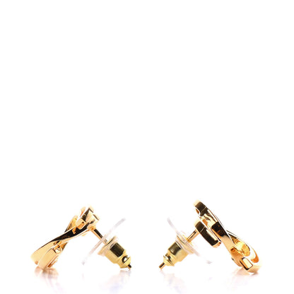 Chanel Metal Obazine CC Earrings Gold 3 of 5