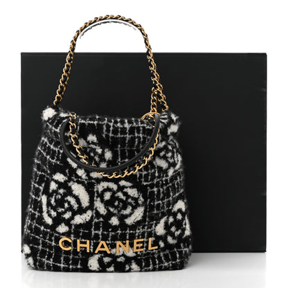 Chanel Cashmere Mini Chanel 22 Black White 11 of 11