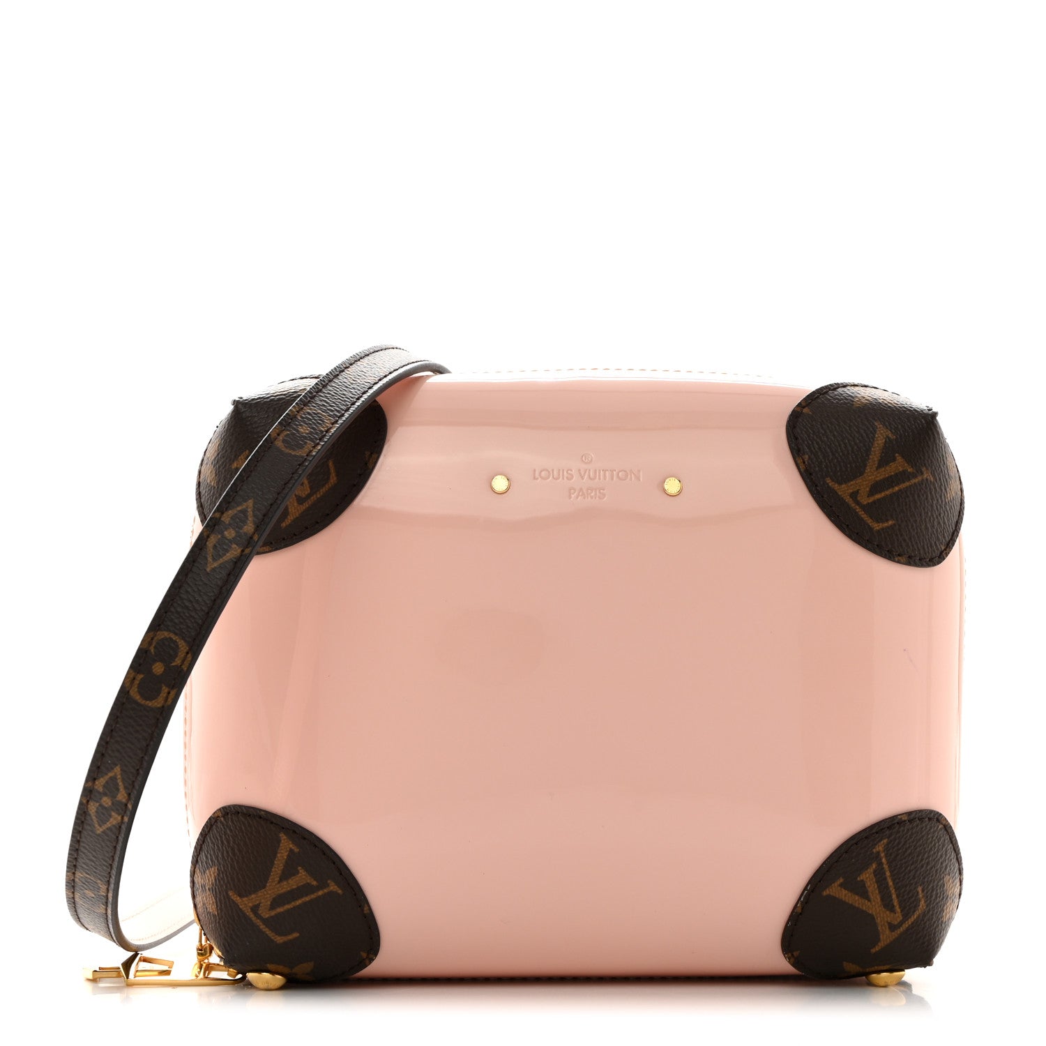 Louis Vuitton Patent Miroir Venice Rose Ballerine 1 of 10