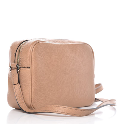 Gucci Pebbled Calfskin Small Soho Disco Bag Camelia 3 of 10