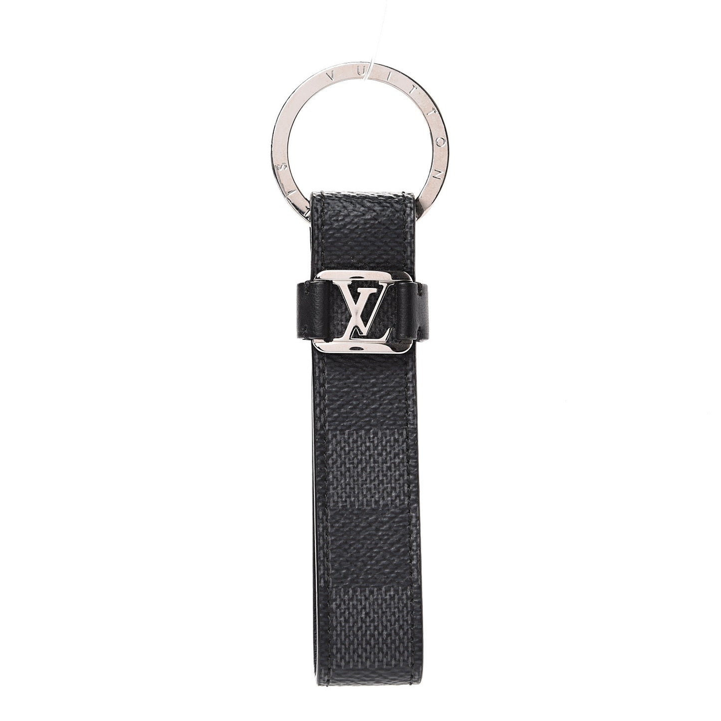 Damier Graphite LV Dragonne Key Holder