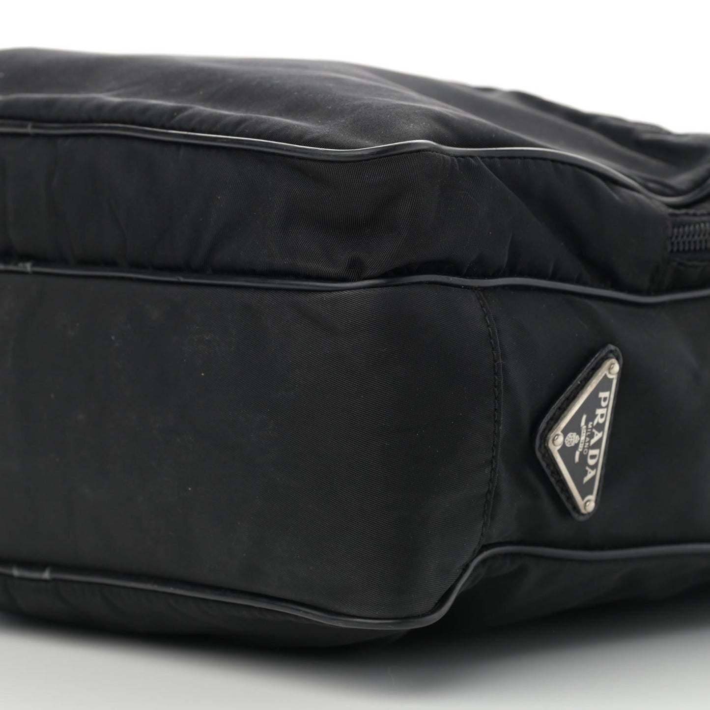 Tessuto Nylon Crossbody Bag Black