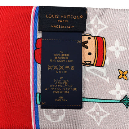 Louis Vuitton Silk Monogram Paris Vivienne Bandeau Beige 3 of 3