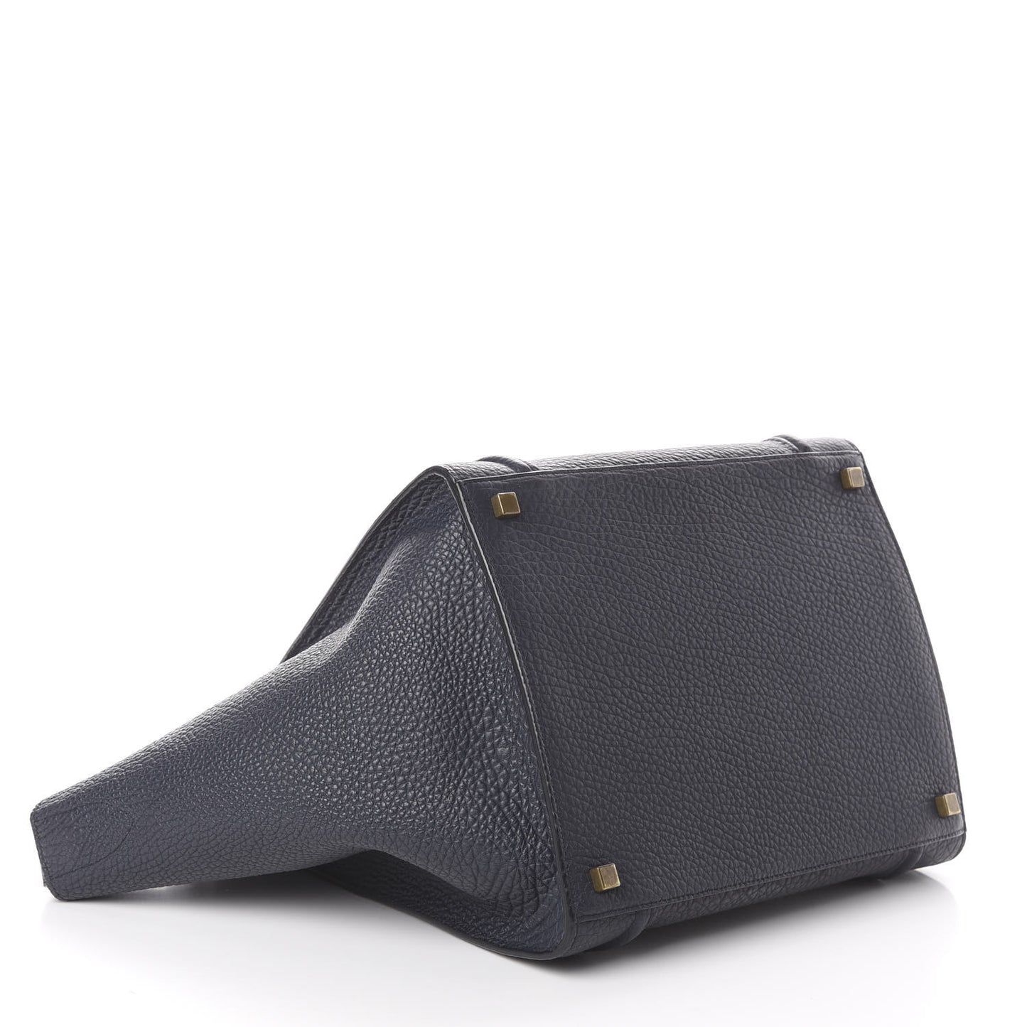 Bullhide Calfskin Medium Phantom Luggage Navy Blue