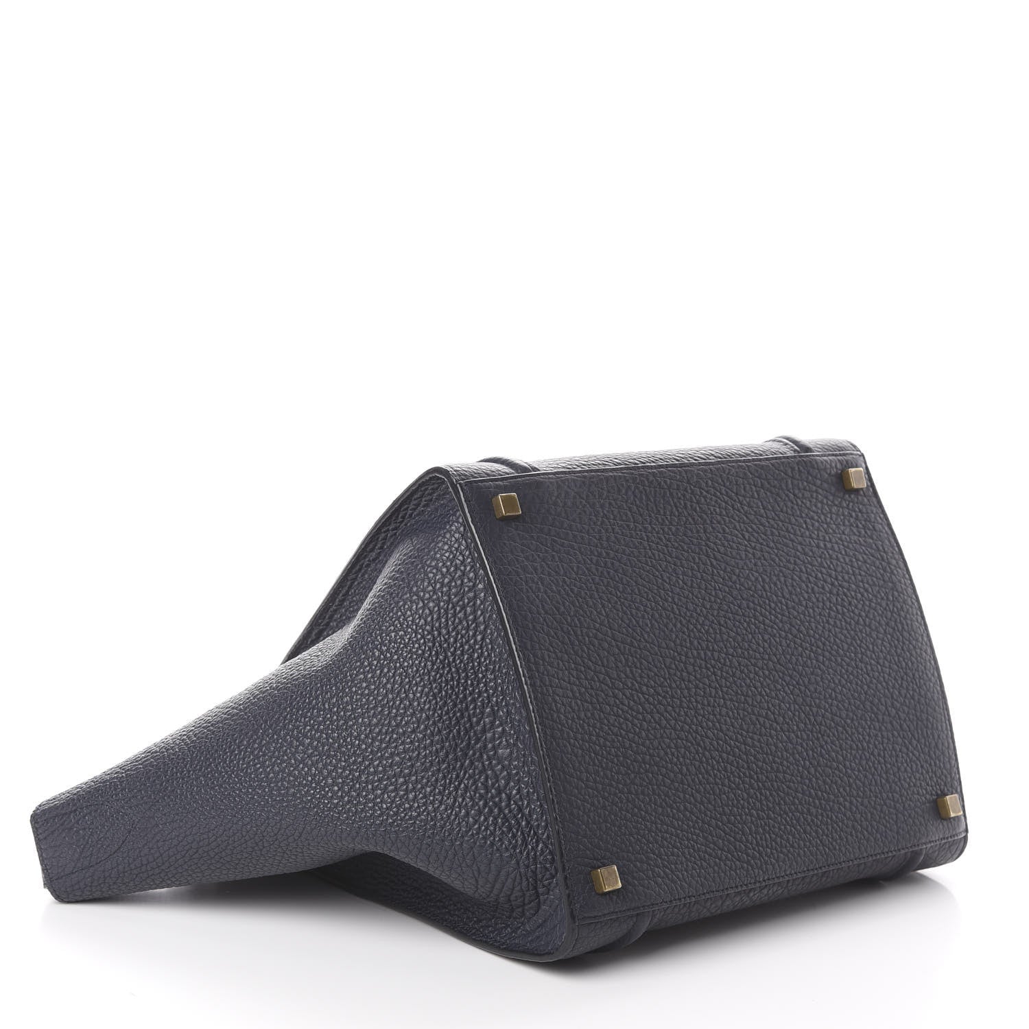 Celine Bullhide Calfskin Medium Phantom Luggage Navy Blue 3 of 8