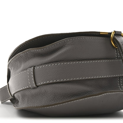 Chloe Calfskin Medium Marcie Round Crossbody Bag Cashmere Grey 10 of 12