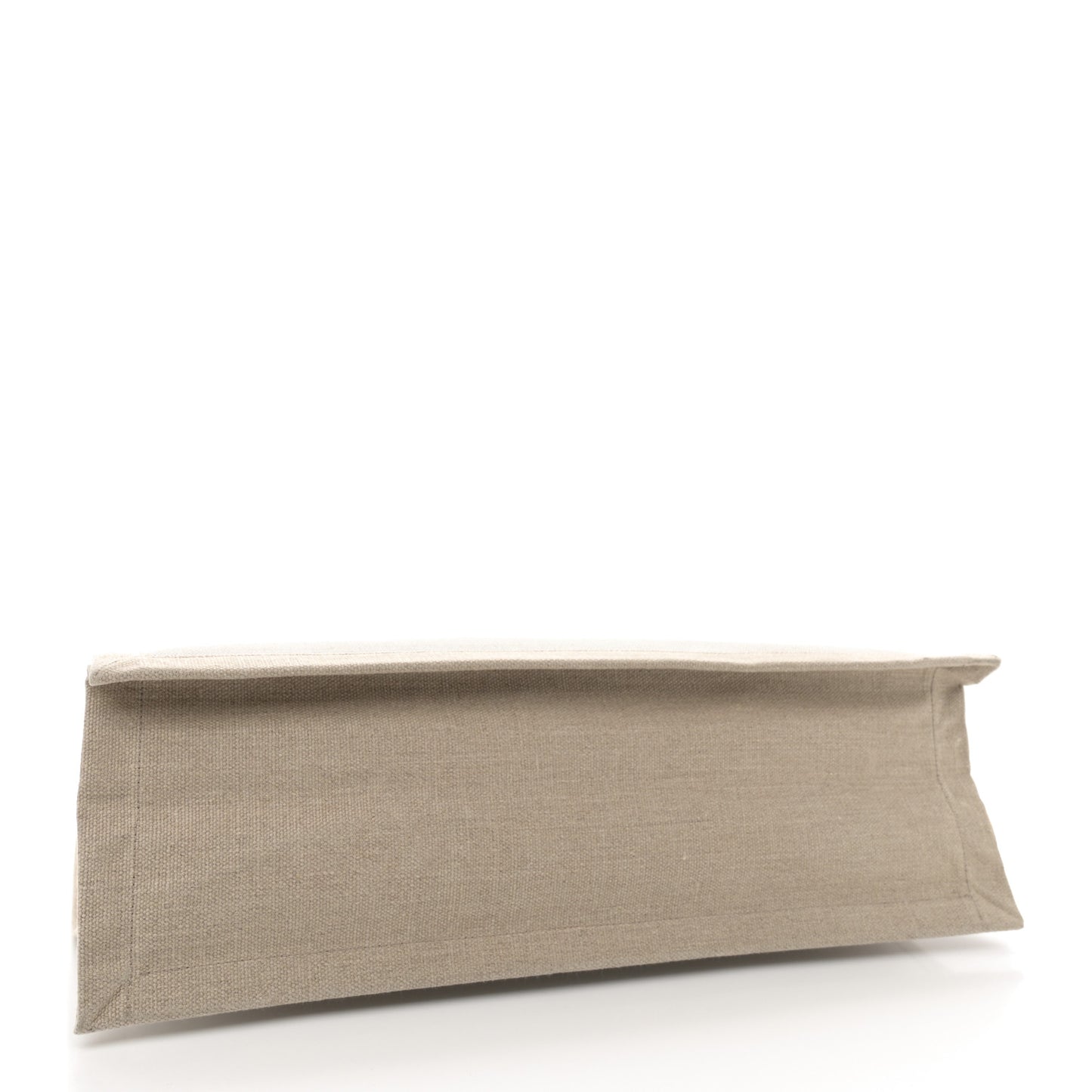 Linen Calfskin Rive Gauche Tote Optic White