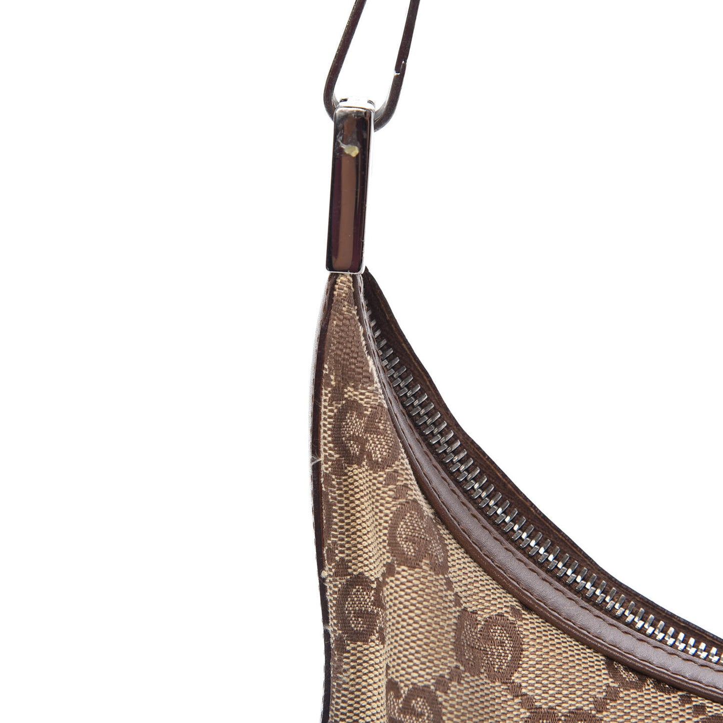 Monogram GG Small Clasp Hobo Brown