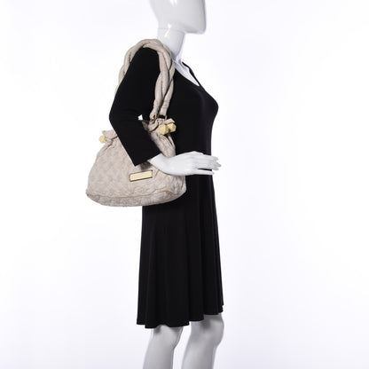 Louis Vuitton Lambskin Olympe Stratus PM Ecru 2 of 34