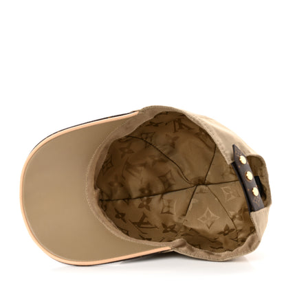 Louis Vuitton Monogram Polyester Silk LV Get Ready Cap M Beige 7 of 9