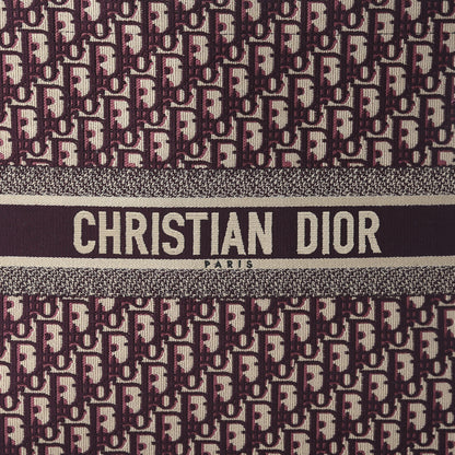 Christian Dior Oblique Large Book Tote Burgundy Multicolor 8 of 8