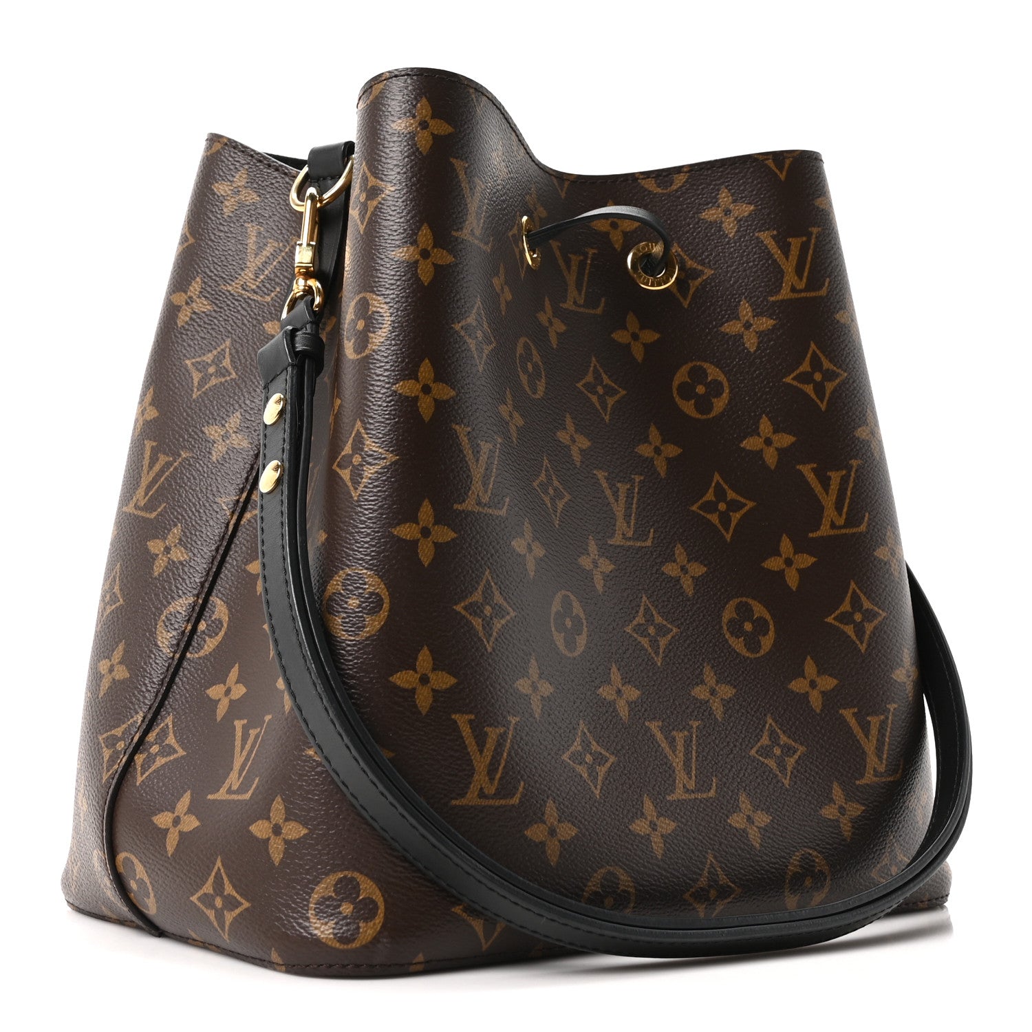 Louis Vuitton Monogram Neonoe MM Black 3 of 10