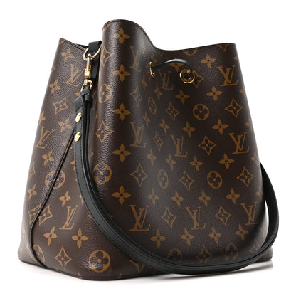 Louis Vuitton Monogram Neonoe MM Black 3 of 10