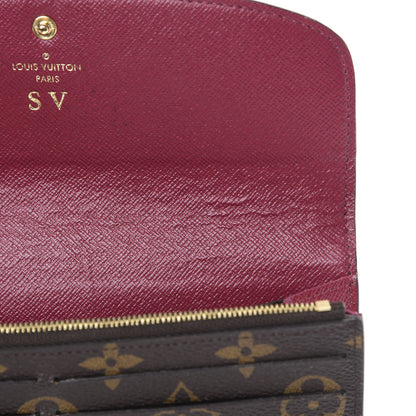 Louis Vuitton Monogram Emilie Wallet Fuchsia 9 of 12