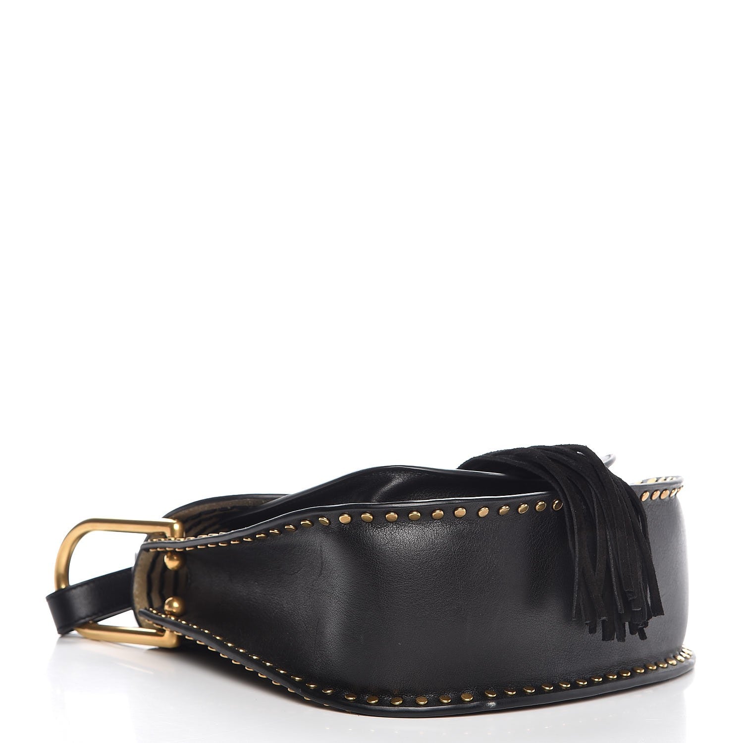 Chloe Calfskin Braided Small Hudson Shoulder Bag Black 4 of 7