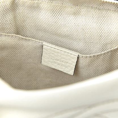 Gucci Pebbled Calfskin Small Soho Disco Bag Off White 8 of 13