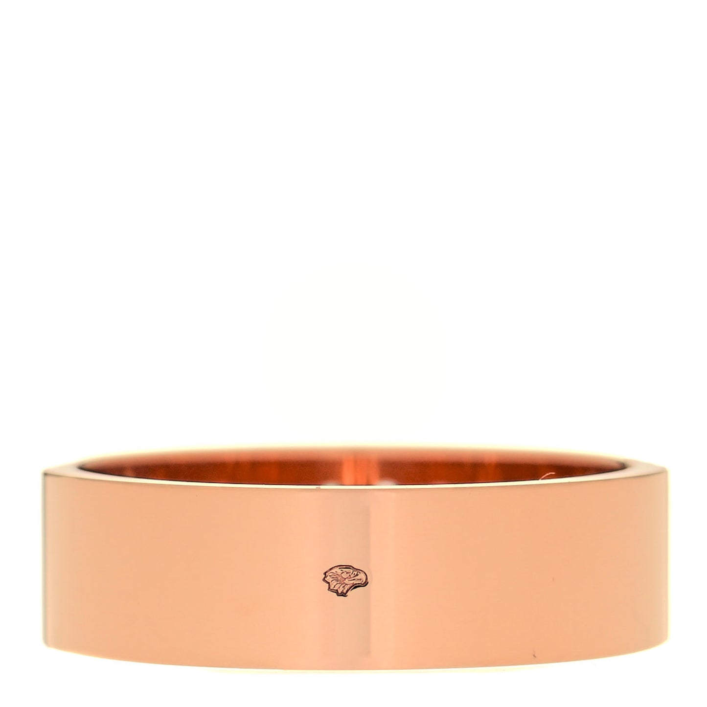 18K Rose Gold Diamond PM H D'Ancre Ring 54 6.75