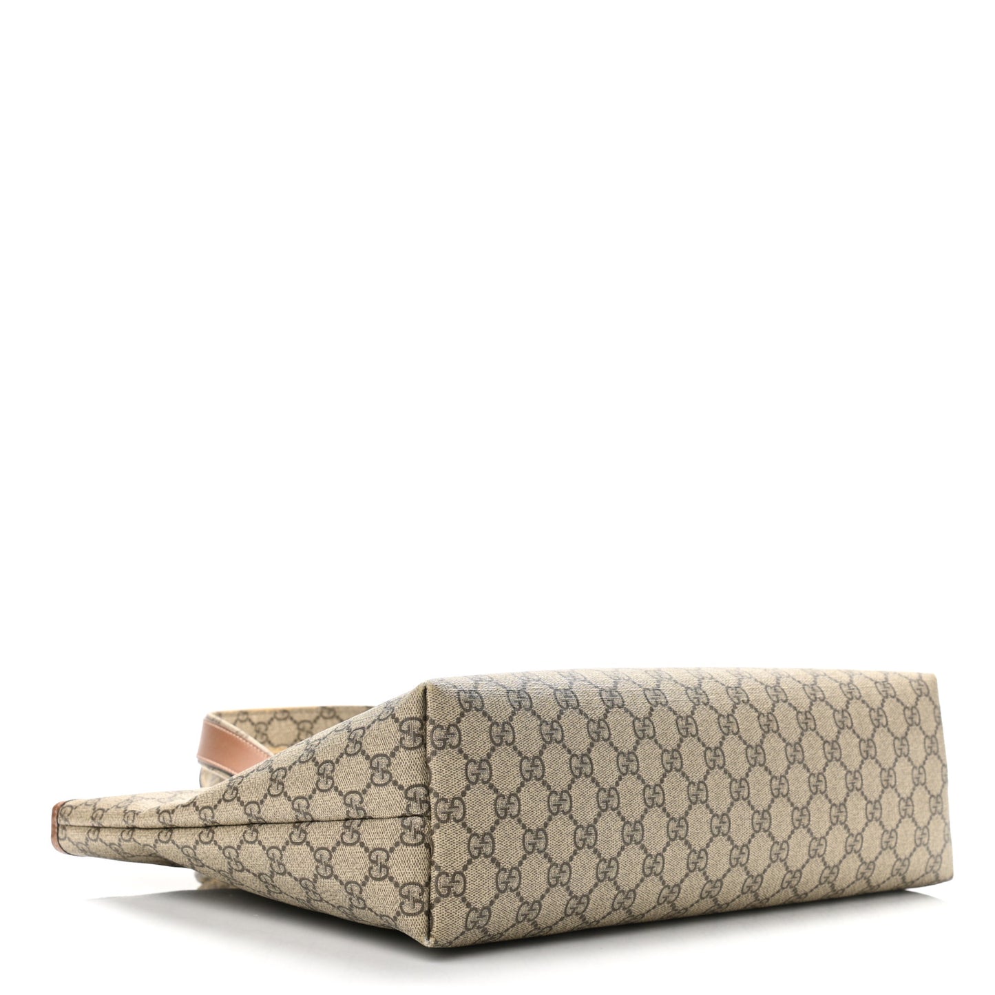 GG Plus Monogram Medium Signature Web Loop Tote Brown