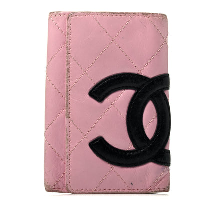 Chanel Calfskin Quilted Cambon 6 Key Holder Pink 1 of 5