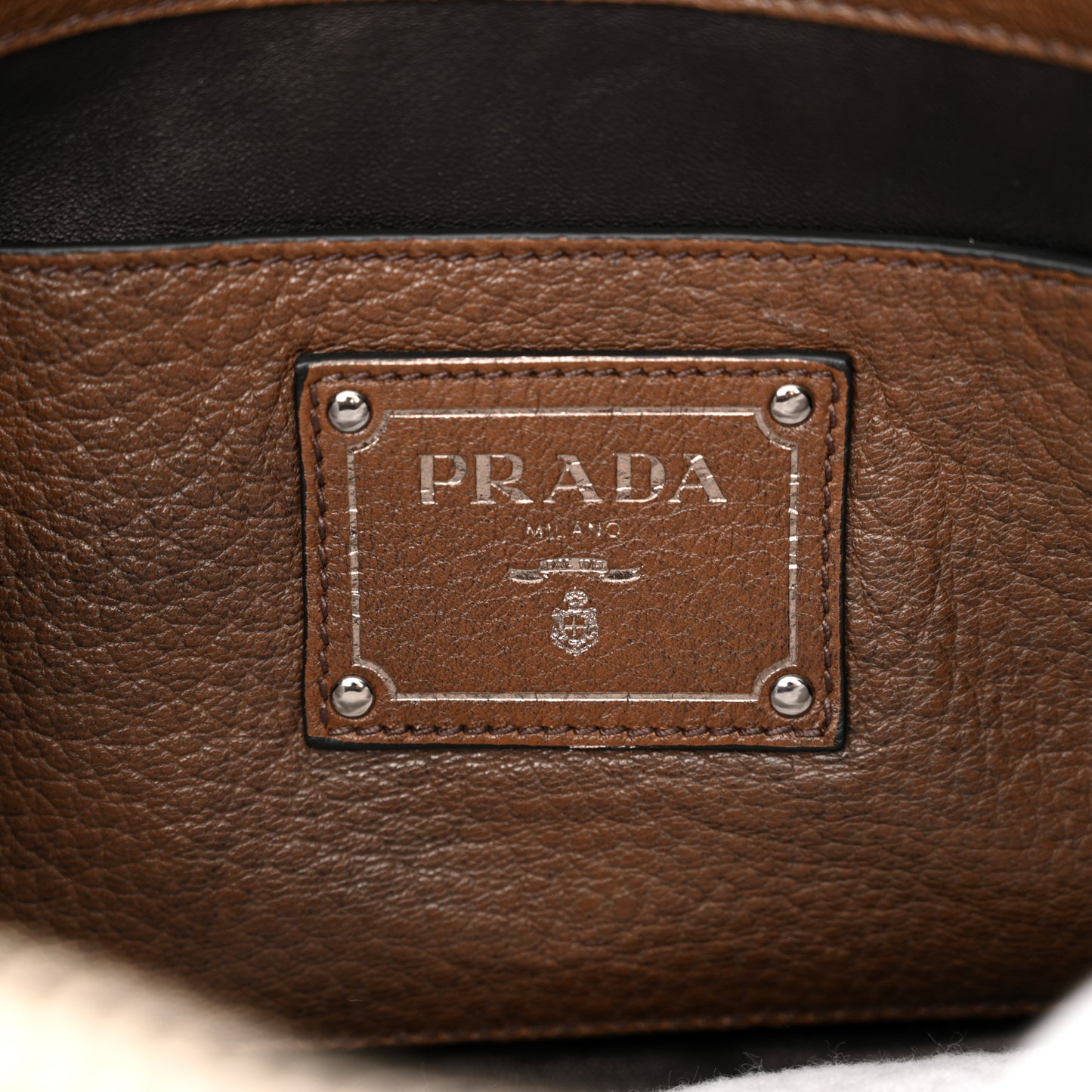 Cervo Deerskin Tote Bruciato