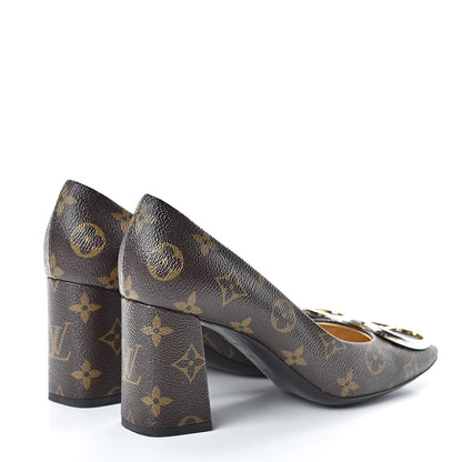 Louis Vuitton Monogram Madeleine Pumps 38 4 of 15