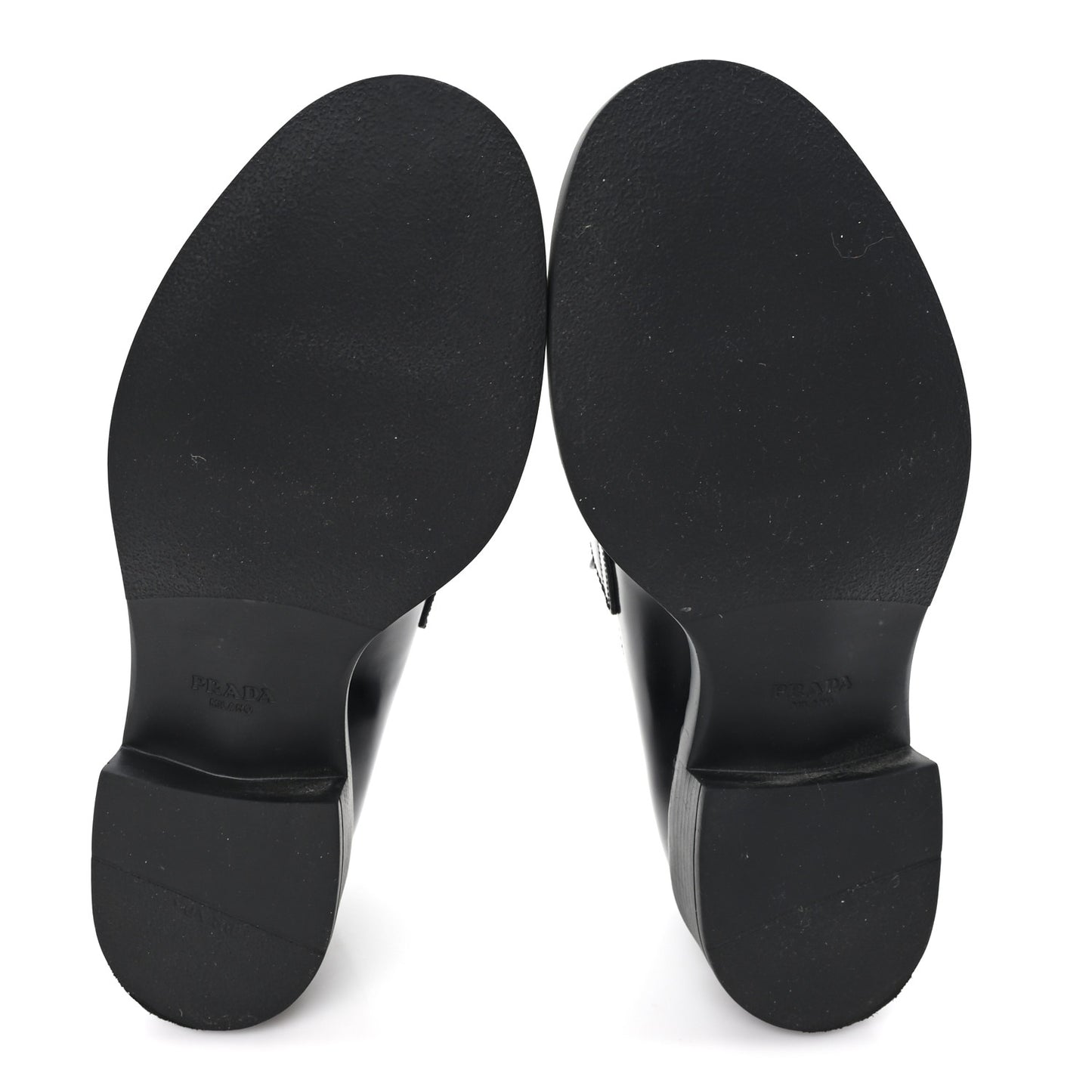 Spazzolato Metal Triangle Logo 50mm Loafers 39 Black