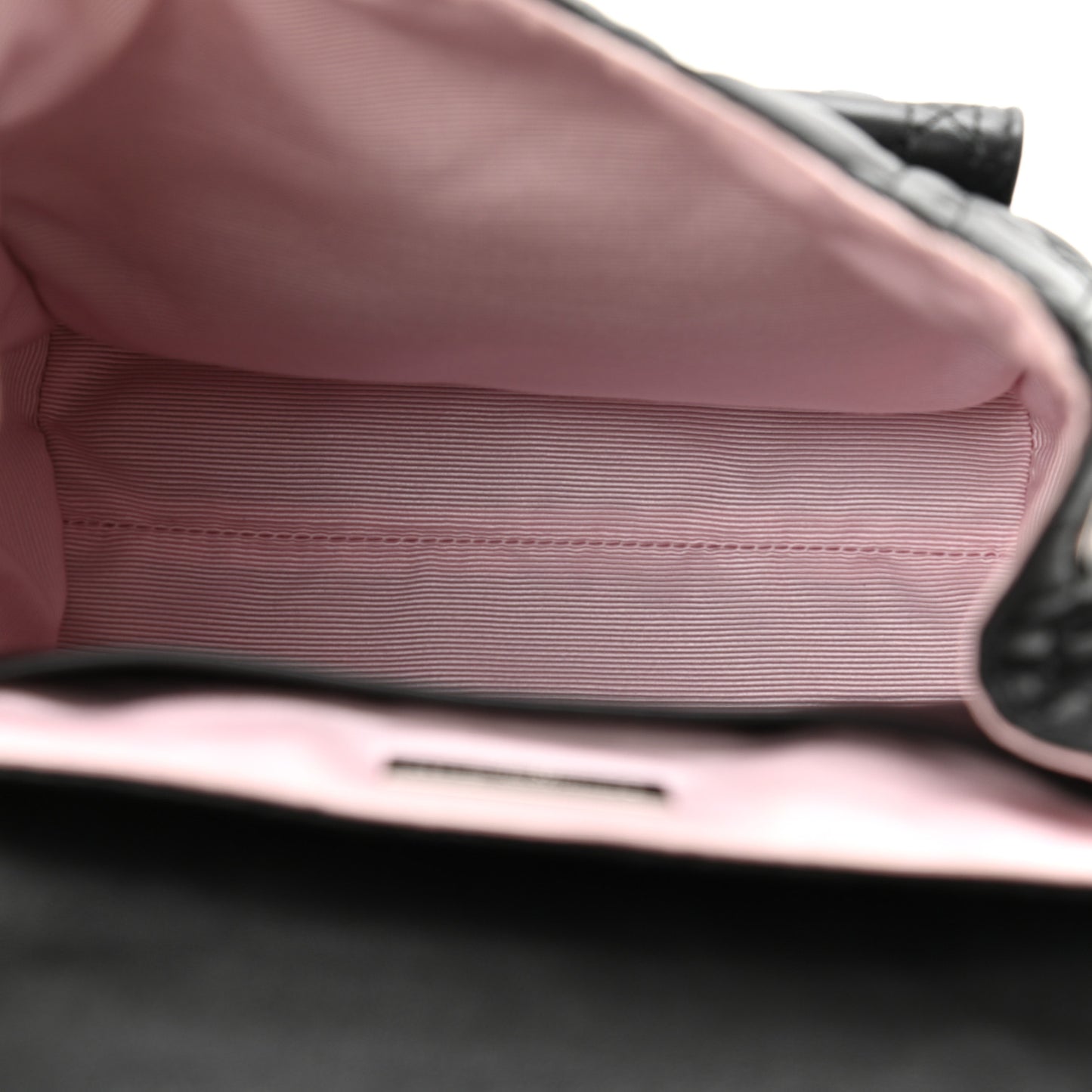 Lambskin Cannage Small Stardust Backpack Black